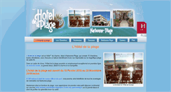 Desktop Screenshot of hoteldelaplage11.fr